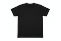 Plain black t-shirt on white background